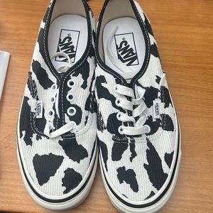 Unique Cow printed vans